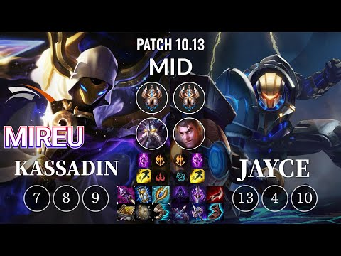HLE Mireu Kassadin vs Jayce Mid - KR Patch 10.13