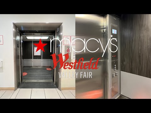 Modded! OTIS Traction Elevator - Macy's Men, Westfield Valley Fair Mall - San Jose, CA