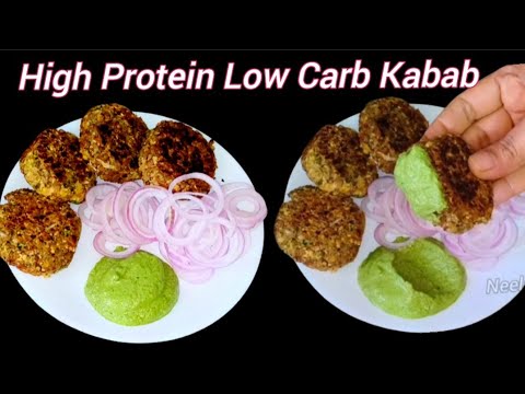 High Protein Low carb Kabab | Healthy Lunch For Quick Fat burn | Neelamkirecipes