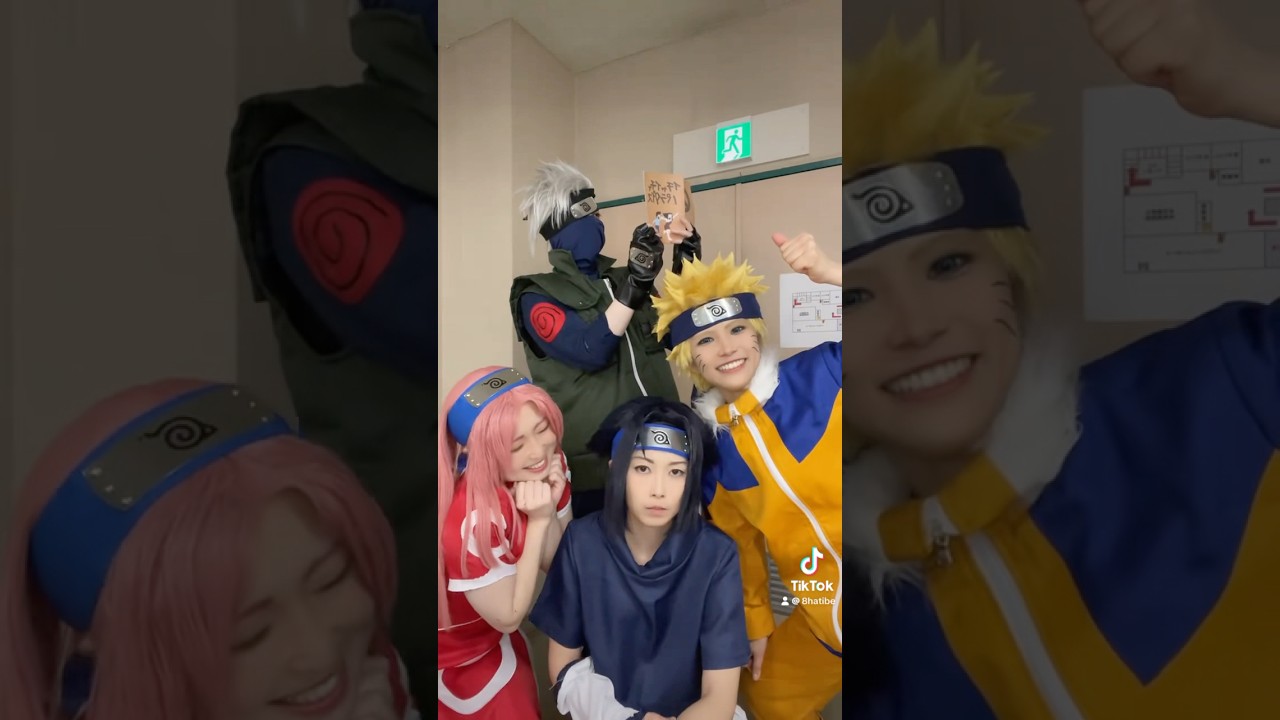 第七班のみんな〜！#コスプレ #naruto