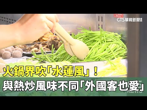 火鍋界吹「水蓮風」！　與熱炒風味不同「外國客也愛」