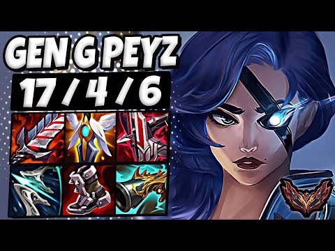 Samira vs Xayah ADC [ Gen G Peyz ] Ranked Grandmaster Korean Patch 13.10 ✅