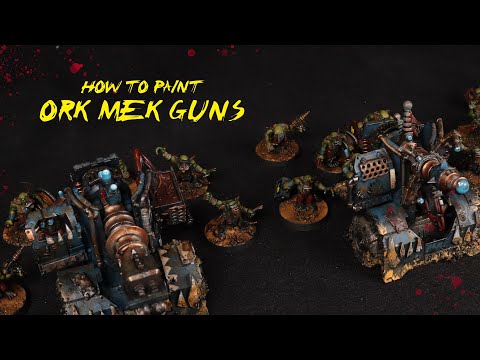 Painting Ork Mek Gunz and Crew - Building my Ork Army - Episode 04