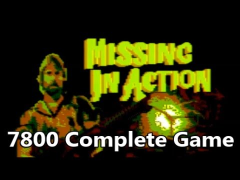 Missing in Action Atari 7800 Prototype Complete Game Gameplay - The No Swear Gamer
