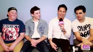 Justine Magazine: Cast of \