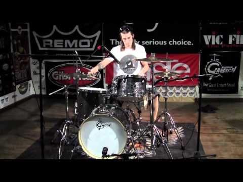 Greenbrier Percussion - Gretsch Catalina Club Black Galaxy 3pc. Bop Kit Demo