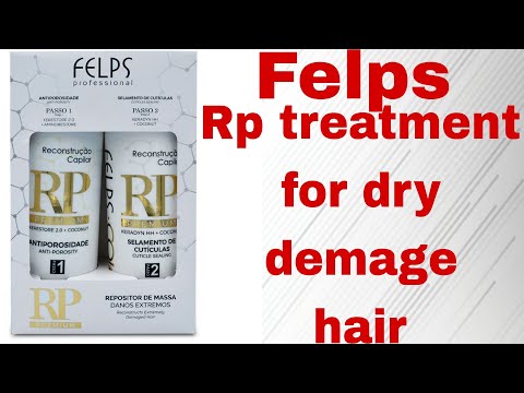 felps rp treatment step by step#how to repair hair with rp treatment#rp treatment for dry demagehair