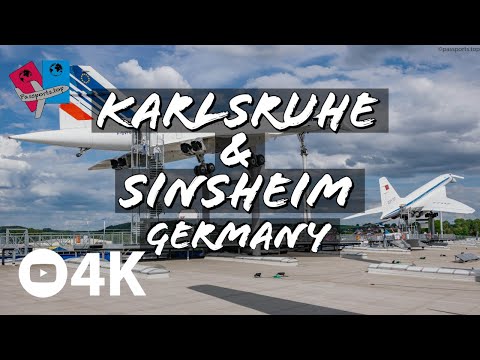 Visiting Karlsruhe and Auto & Technik Museum Sinsheim (Concorde + Tupolev Tu-144) - Germany - 4K UHD