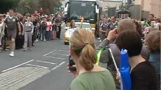 preview picture of video 'Olympic Torch in Great Torrington, North Devon.'