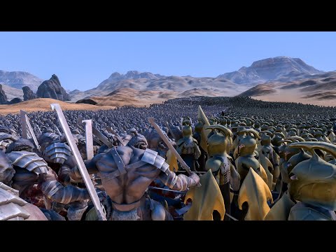 23000 Elf Shields VS 20000 Orcs - Ultimate Epic Battle Simulator 2 - UEBS 2
