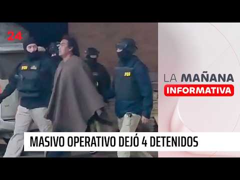 Detienen a 4 personas vinculadas a Resistencia Mapuche Lafkenche tras operativo en Cañete