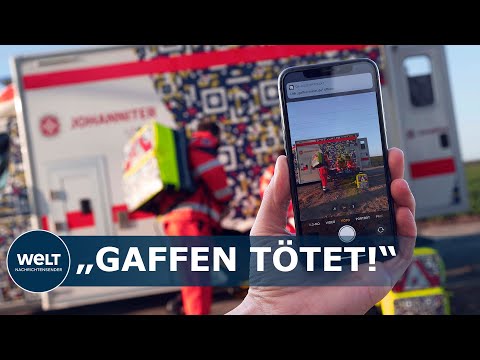 Video Thumbnail: AKTION GEGEN GAFFER: Clevere Idee - QR-Code soll Gaffer beim Filmen von Unfällen schocken