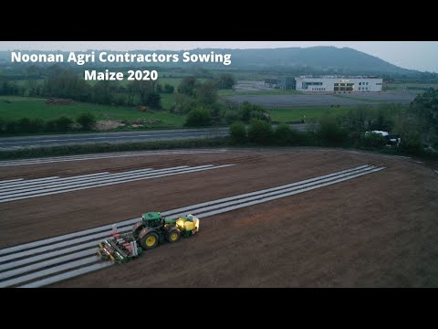 Noonan Agri Contractors Sowing Maize 2020