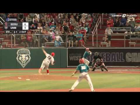SDSU BASEBALL: AZTECS 9, NEW MEXICO 8 (MW SEMIFINALS) - 5/26/17