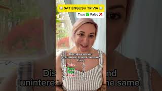 SAT Trivia! Can you get 10/10?