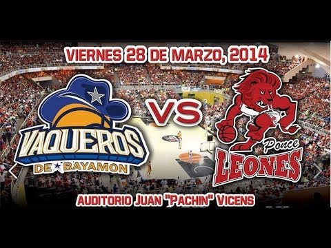 BSN 2014 Ponce Leones - Highligts PONCE - juego 1