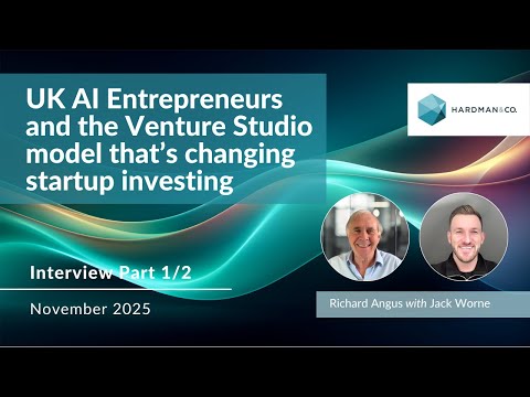 UK AI Entrepreneurs and the Venture Studio model that’s changing startup investing