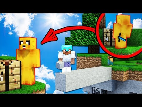 YOUTUBERS WITH SKIN BACKWARDS TROLL!  😂 THE BEST TRAP FOR NOOBS |  MINECRAFT SKYWARS #102