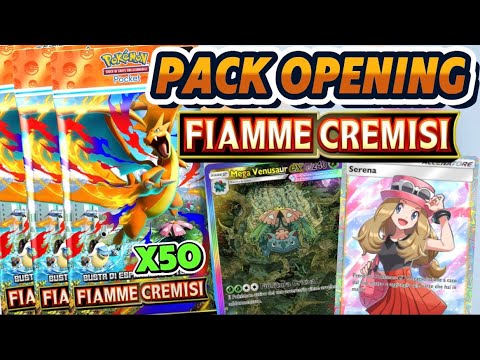 🔥APRO 50 PACK del NUOVO SET “FIAMME CREMISI” su POKEMON TCG POCKET! Pack Opening 💪🏻
