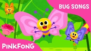 Flitter-Flutter Butterflies | Bug Songs | Pinkfong Songs for Children