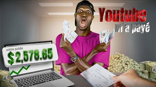 1 MILLION DE VUES  COMBIEN YOUTUBE M'A PAYE