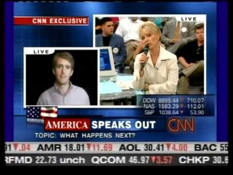 CNN 9/11 LIVE TV Coverage (9/17/01) 2:45 P.M - 3:00 P.M