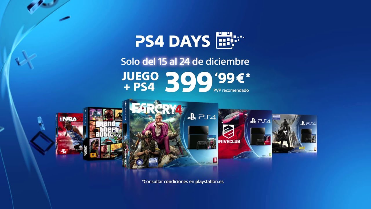 Llegan los PS4 DAYS