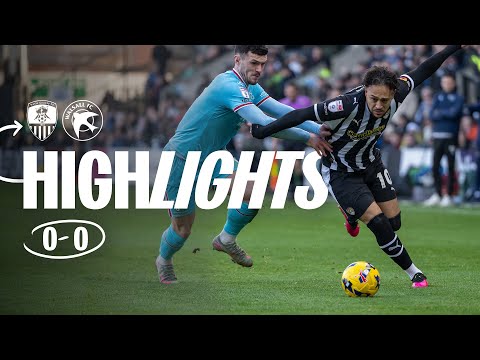 HIGHLIGHTS | NOTTS COUNTY 0-0 WALSALL
