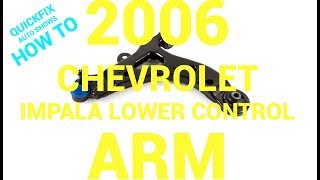 🤔 How to replace Lower Control Arms on a Chevrolet Impala 😁