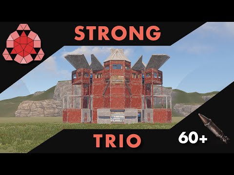 CITADEL - INSANE Open Core Bunker Base for GROUPS - RUST 2024