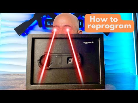 How To Reprogram Amazon Basics Biometric Fingerprint Safe