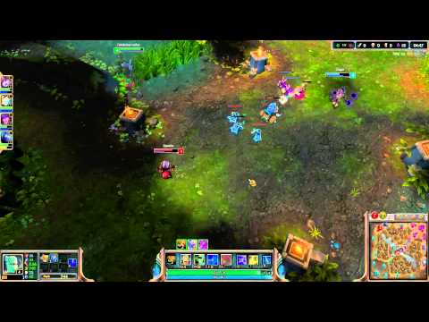 First blood(level 3 gank)