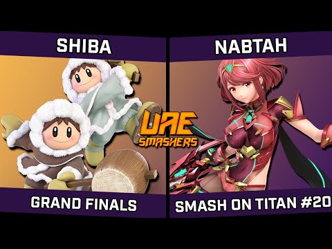 Smash on Titan #20 - GRAND FINALS - Shiba (Ice Climbers/Dark Pit) vs Nabtah (Pyra Mythra)
