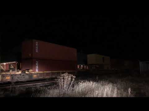 MSC Containers! CN Train 594 West at Sussex, NB