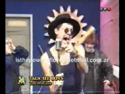 Videomatch   TELEFE Año 1999   Los Tack See Boys con Marcelo Tinelli