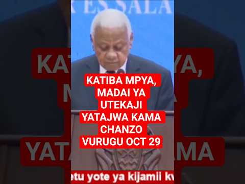 JAJI CHANDE amwambia RAIS SAMIA chanzo cha VURUGU wakati na baada UCHAGUZI Oct 29/2025