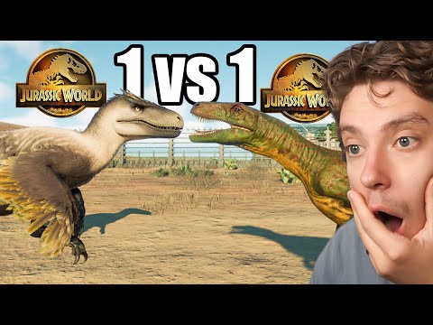 Smallest Carnivores Battle Royale in Jurassic World Evolution 2