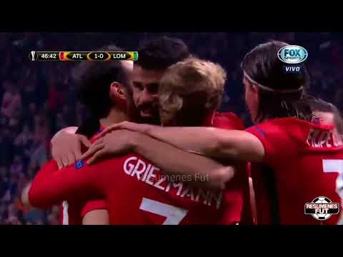 Atletico Madrid vs Lokomotiv Moskva 3 0 matchupdatetv Highlights Goals Europa League 2018