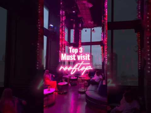 Top 3 Rooftop Bars in NYC #newyork #nyclife #newyorkcity #nycfoodie