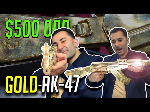 REVEALING A $500K GOLDEN AK47?! *not real!*