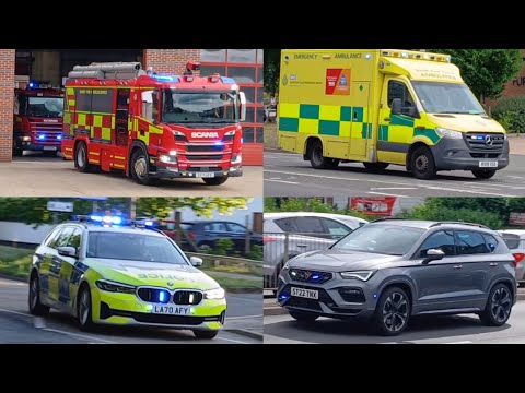 Emergency Vehicles Responding UK (+ PL) | Apr - Jul 2025 Compilation 