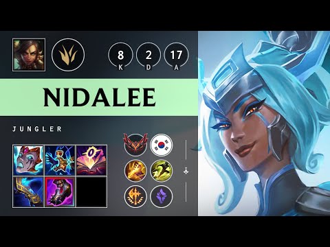 Nidalee Jungle vs Karthus - KR Grandmaster Patch 25.17