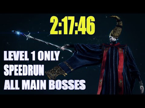 Elden Ring Level 1 Speedrun in 2:17:46 - All Remembrances