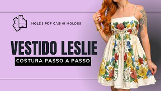 Vídeo de VESTIDO LESLIE - MOLDE EM PDF