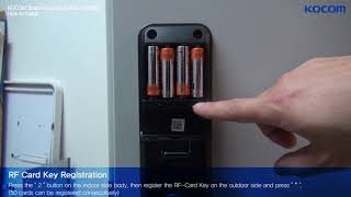 คลิปแนะนำวิธีการวิธีการใช้งาน KOCOM DIGITAl DOOR LOCK รุ่น KDL-3750S