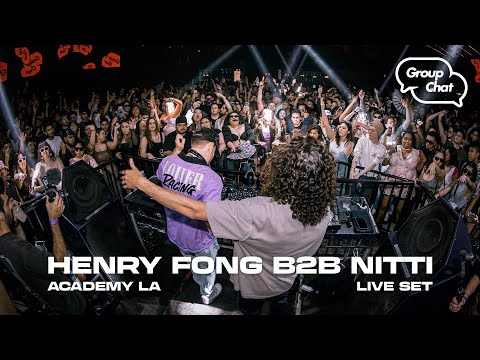 Henry Fong x Nitti LIVE @ Group Chat Club LA [BASS HOUSE / TRAP / HIGH ENERGY EDM]