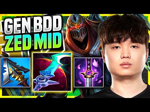 BDD BRINGS BACK HIS ICONIC ZED WITH NEW ITEMS! - GEN Bdd Plays Zed Mid vs Yone! | Preseason 11