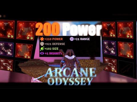 Arcane Odyssey 200 Power Build