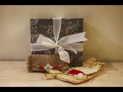 Raksha Bandhan Cake Shaped Chocolate Slate | Ferns N Petals