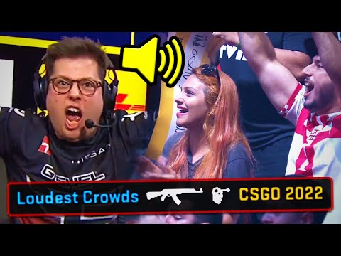 The Loudest CS:GO Crowd Reactions of 2022! - (INSANE HYPE MOMENTS)